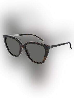 Saint Laurent Sunglasses Women’s Havana Silver Grey Lens 55 mm
